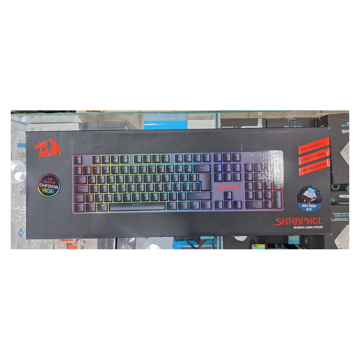 TECLADO MECANICO REDRAGON SHRAPNEL NEGRO