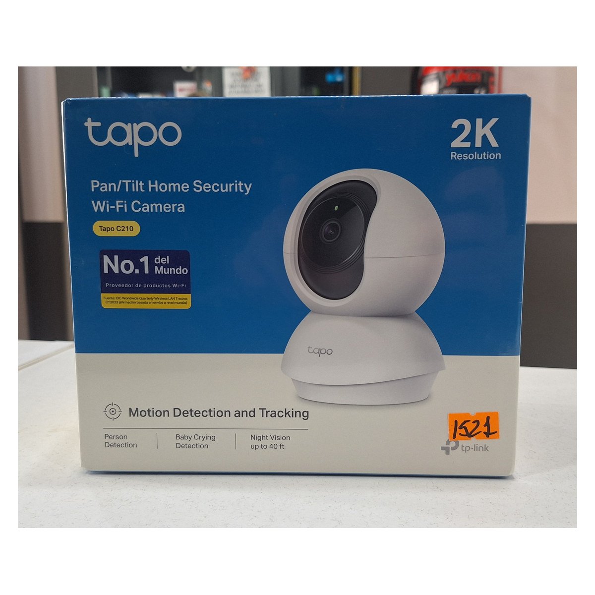 CAMARA IP TP-LINK TAPO C210 2304X1296 3MP H264 WIFI VISION NOCTURNA 360 GRADOS CONTROL PTZ MICROSD H