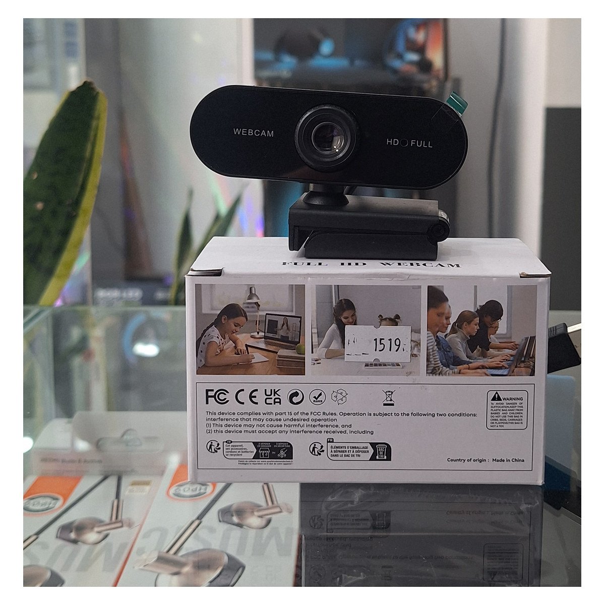 WEBCAM Q8 USB 2.0 1080P FHD