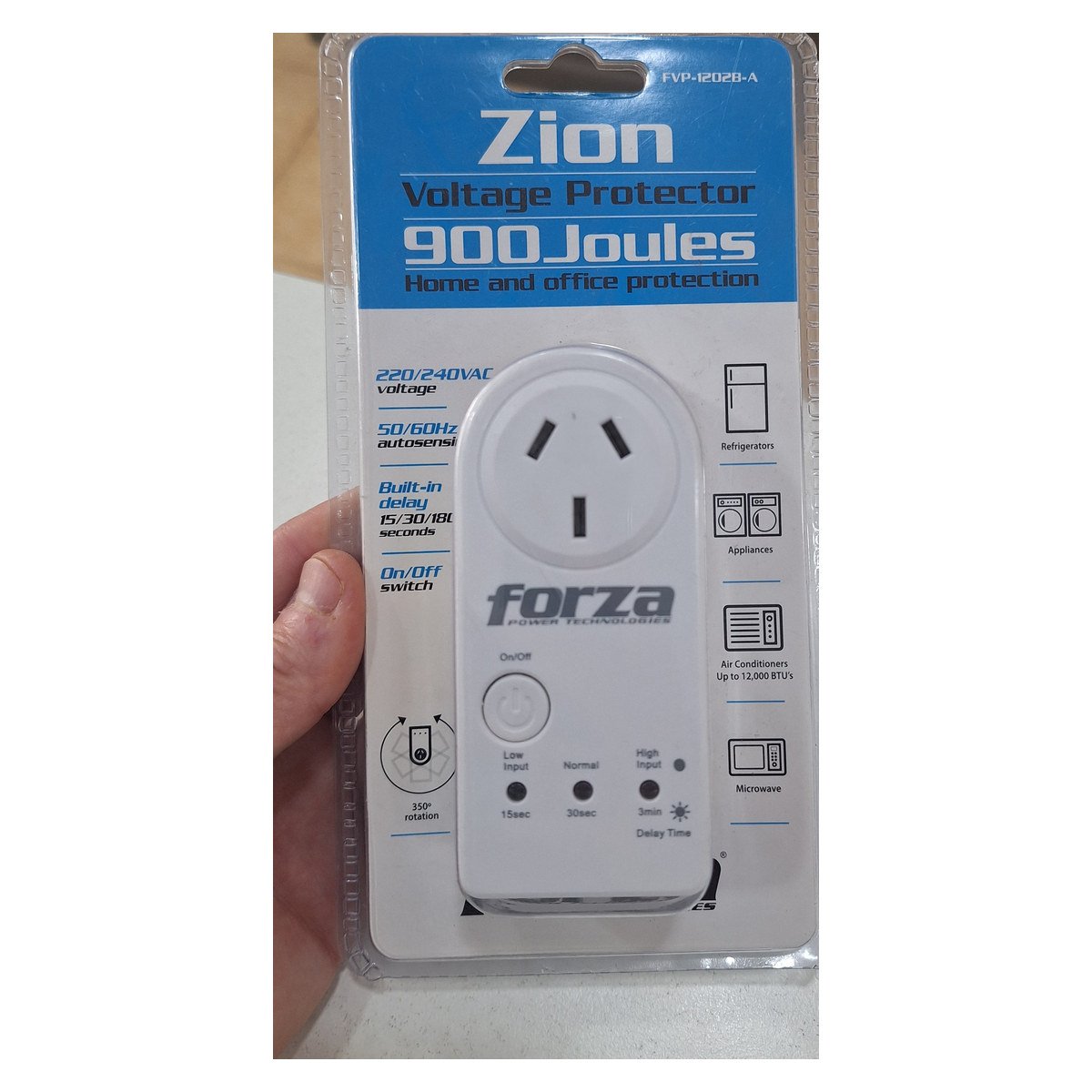 VOLTAGE PROTECTOR ZION 900 JOULES