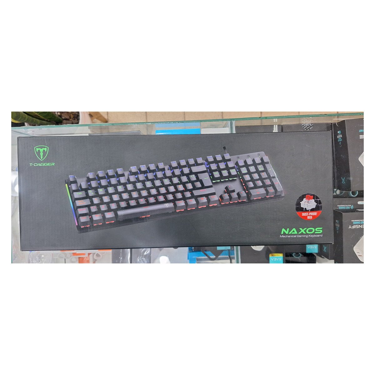 TECLADO MECANICO T DAGGER NAXOS RED SWITCH