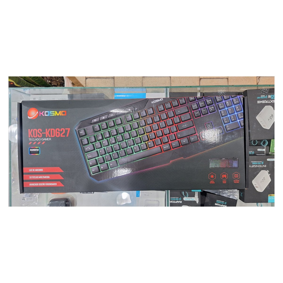 TECLADO GAMER KOSMO KD627 RAIBOW