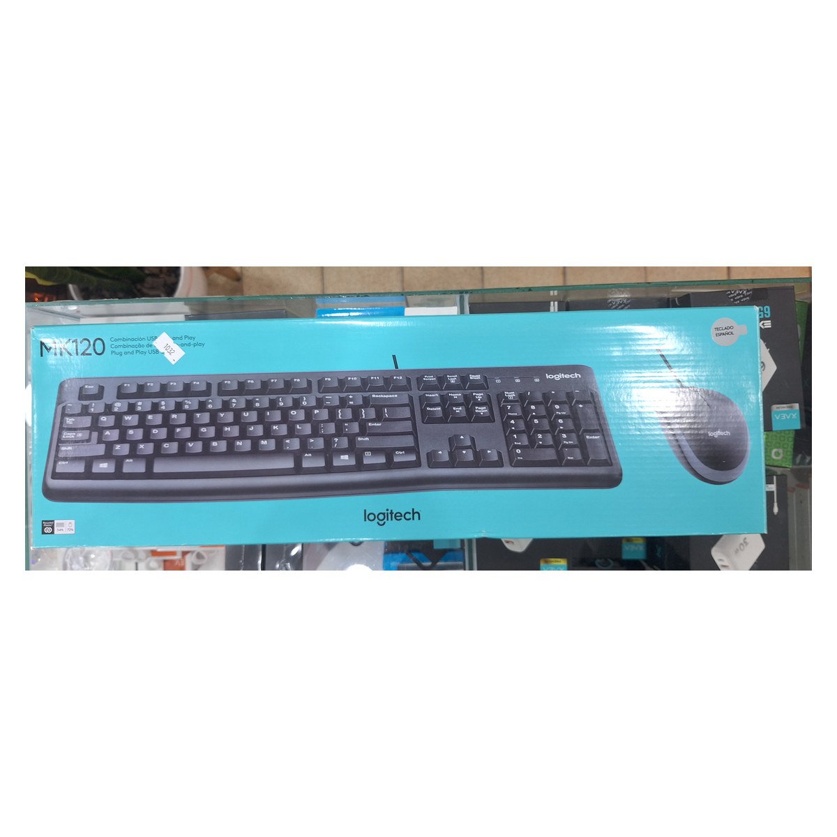 KIT TECLADO MOUSE LOGITECH MK120