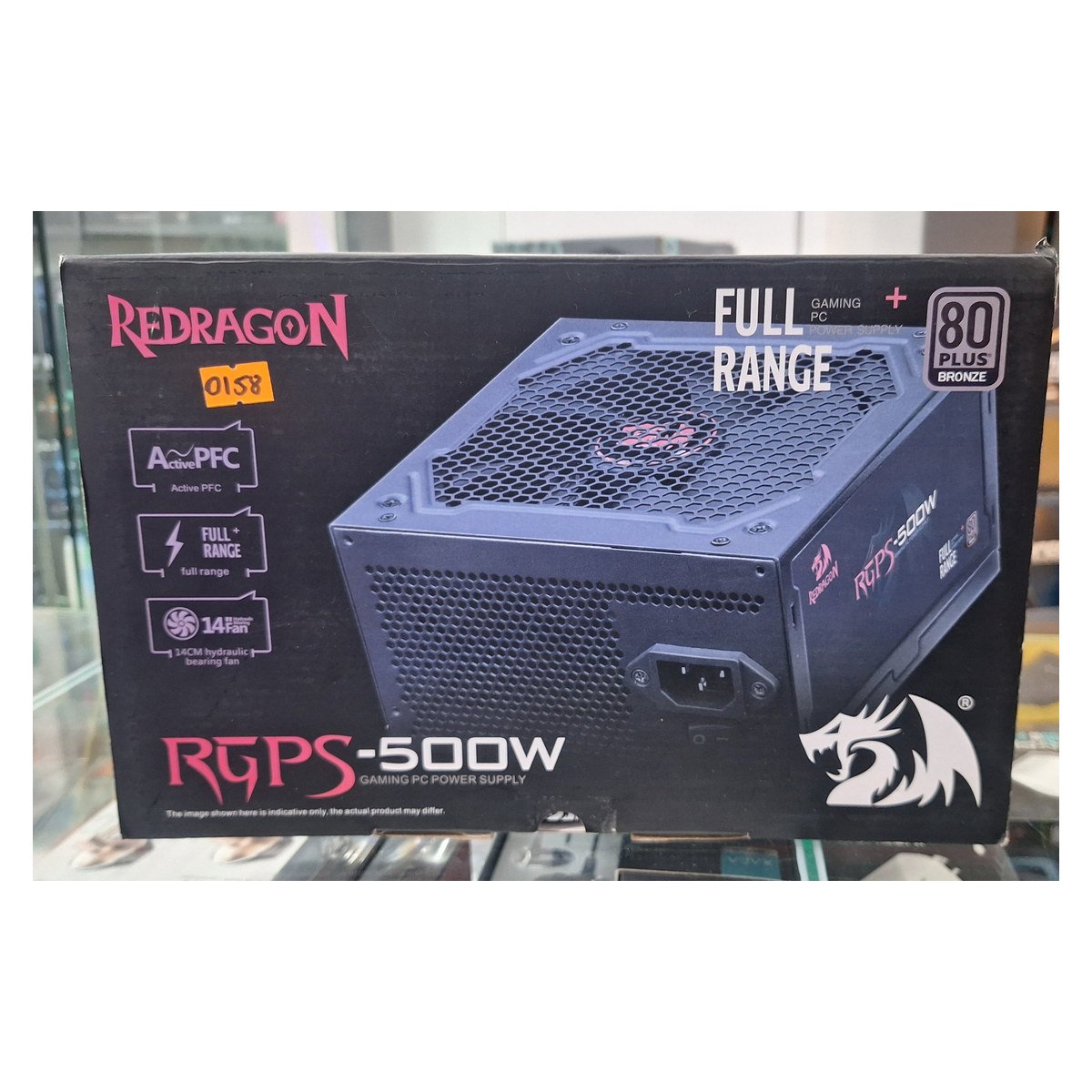 FUENTE ATX REDRAGON RGPS-500W 80+ BRONZE MODEL:GC-PS001
